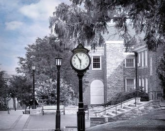Villanova University Clock Photograph, Signed Limited Edition Art Print