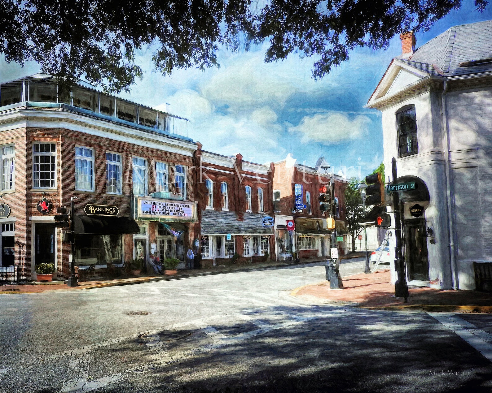 Easton Maryland Print, Easton Wall Art, Chesapeake Bay, Fine Art