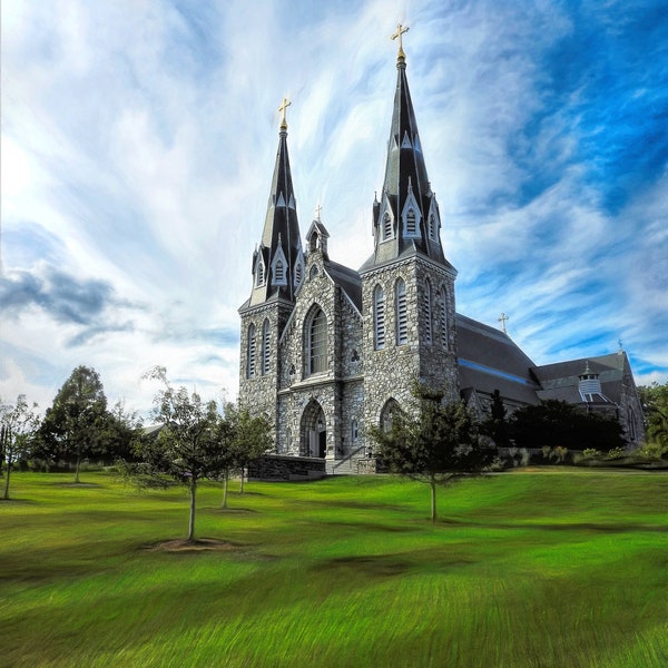 Villanova University Photograph, Villanova Chapel Print, Fine Art Photography, Saint Thomas Villanova Church, Philadelphia Print, Villanova