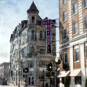 Sedalia Missouri, Sedalia Missouri Print, Fine Art Photography, Missouri Print, Sedalia Photo. Missouri Street Corner Photograph. Wall Art