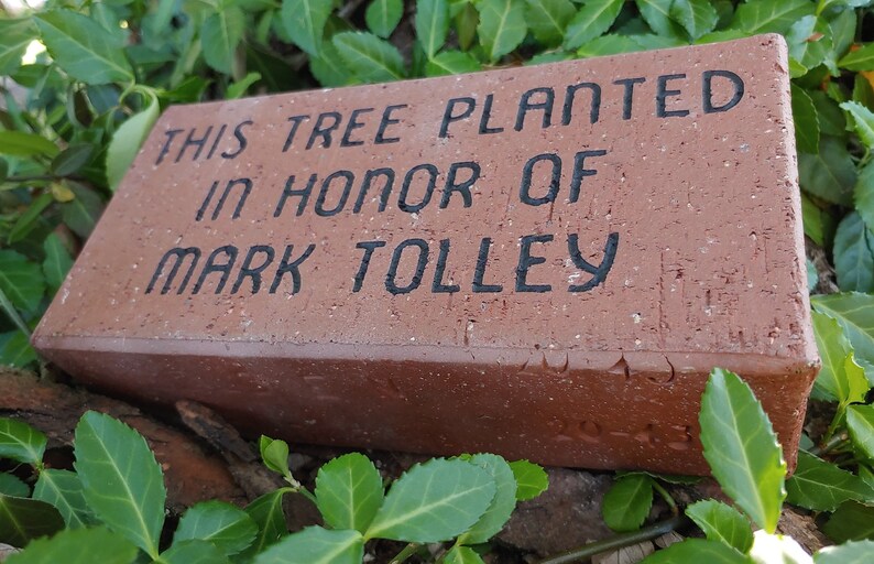 Memory Tree in Honor of Planting / Brick Paver / Garden - Etsy