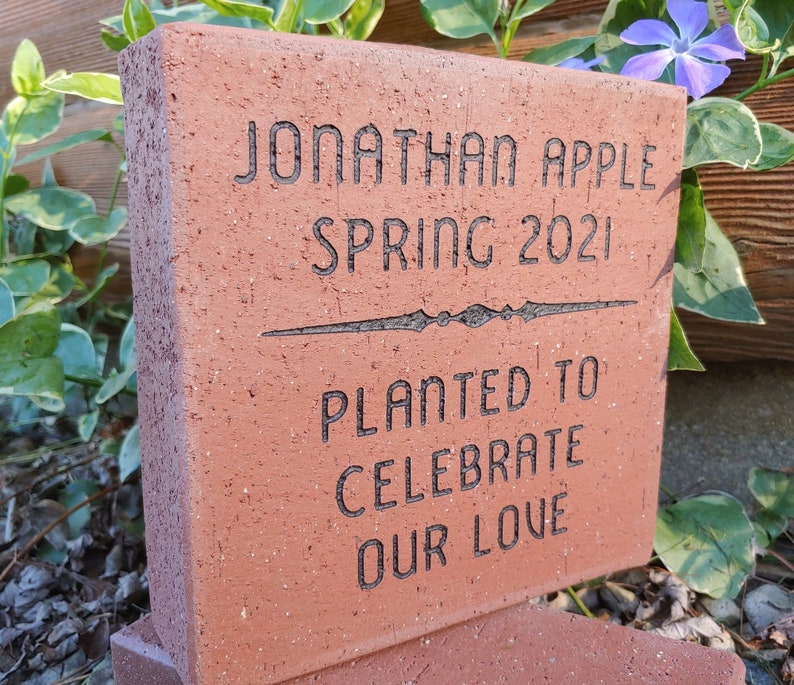Memory Tree in Honor of Planting / Brick Paver / Garden Memorial / Tree ...