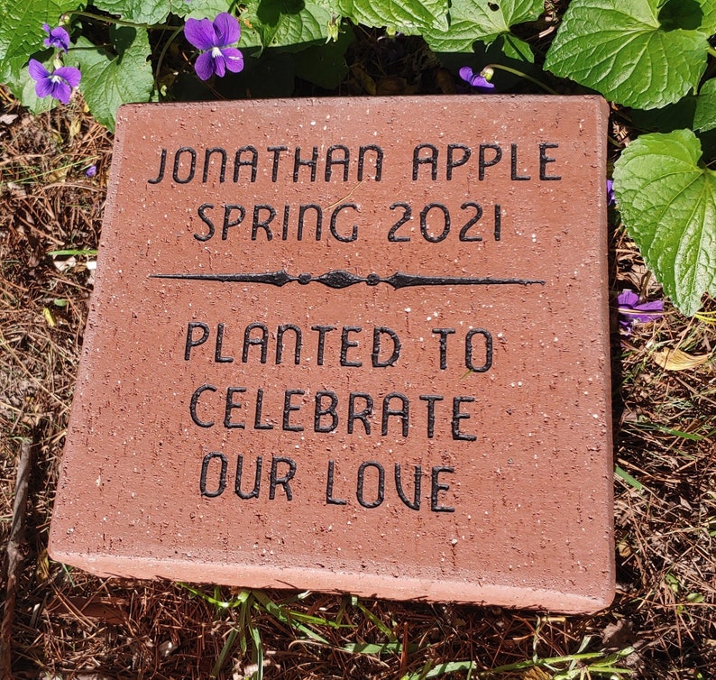 Memory Tree in Honor of Planting / Brick Paver / Garden - Etsy
