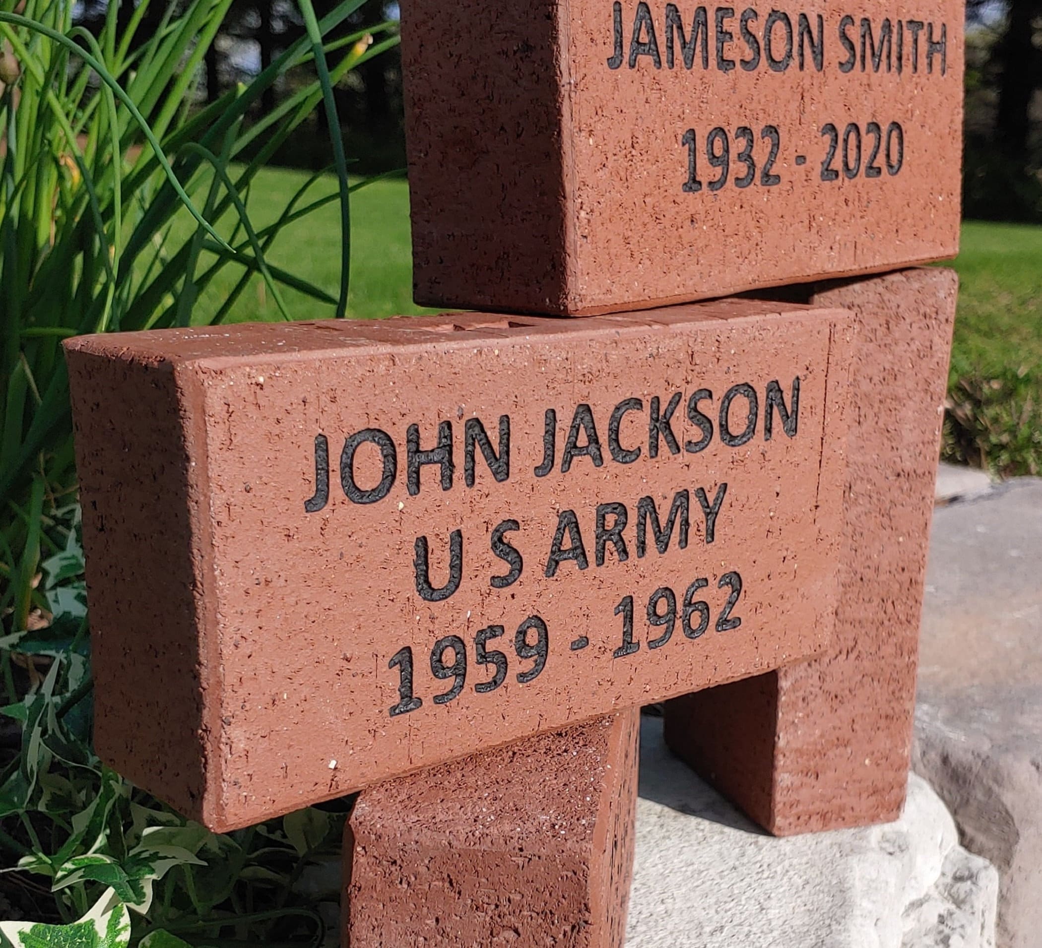 Brick Memorial 4x8 REAL CLAY PAVER Personalized Fundraising Etsy