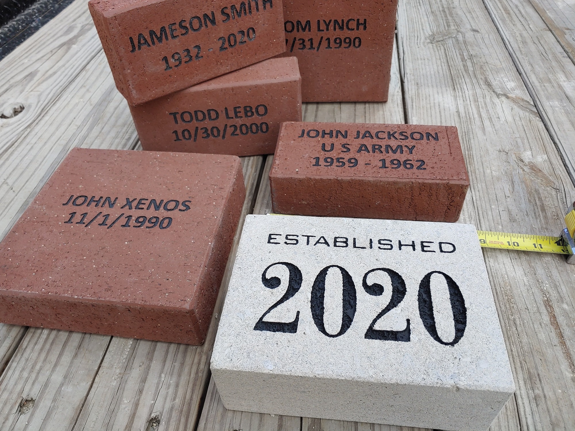 Wall Bricks With YOUR CUSTOM WORDS or Quote Message / Column / Etsy