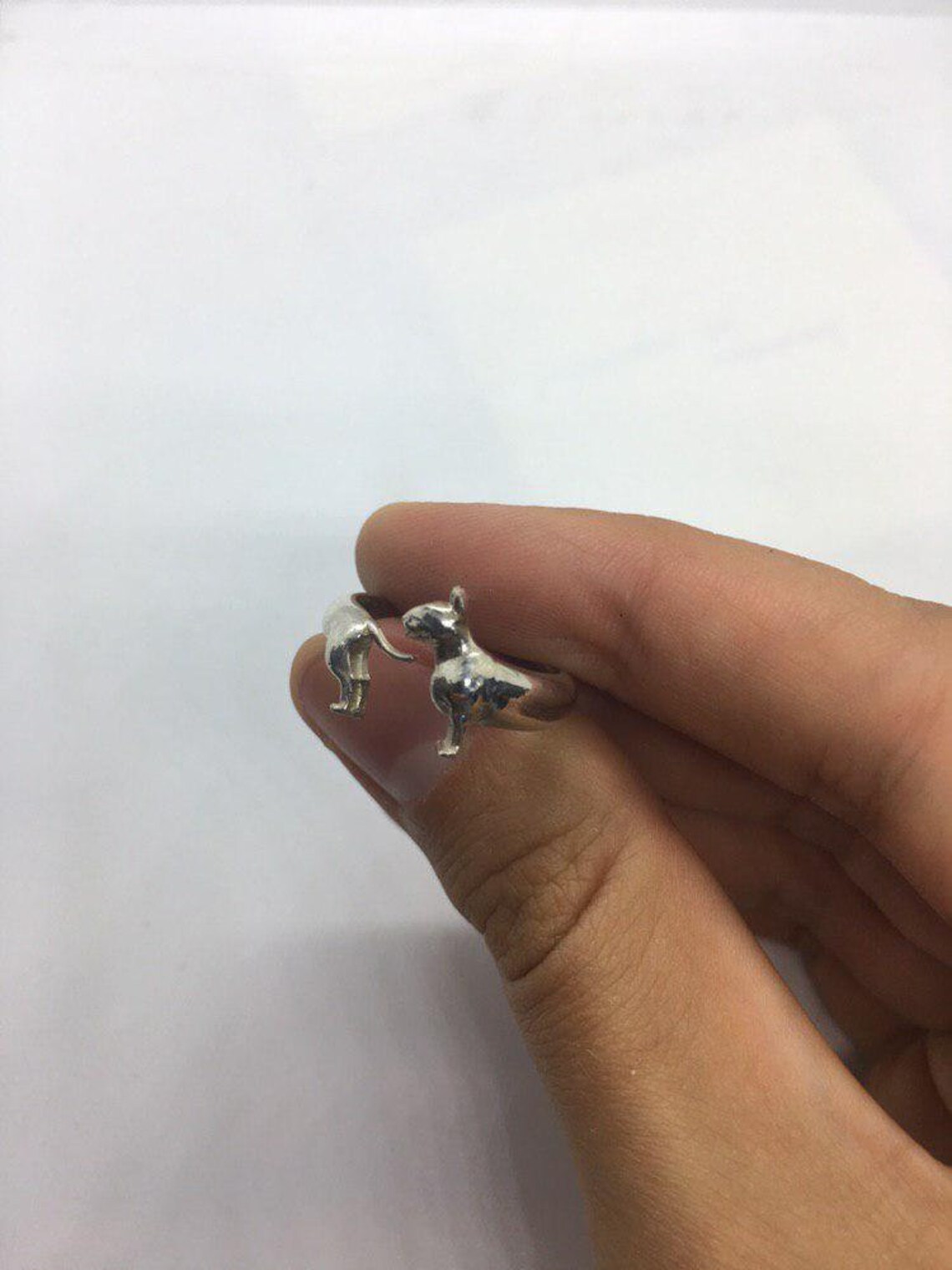 Bull Terrier Ring Sterling Silver 925 Bull Terrier Ring Bull Etsy