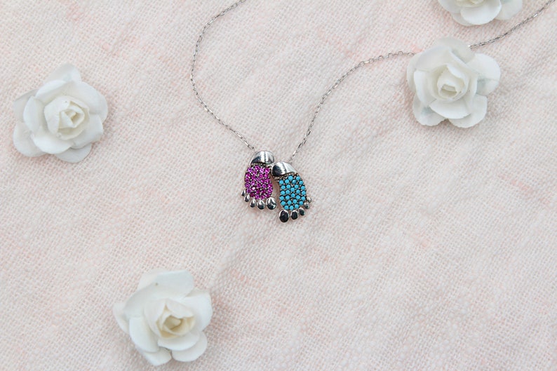 It's a Girl It's a Boy Baby Shower Necklace Etsy