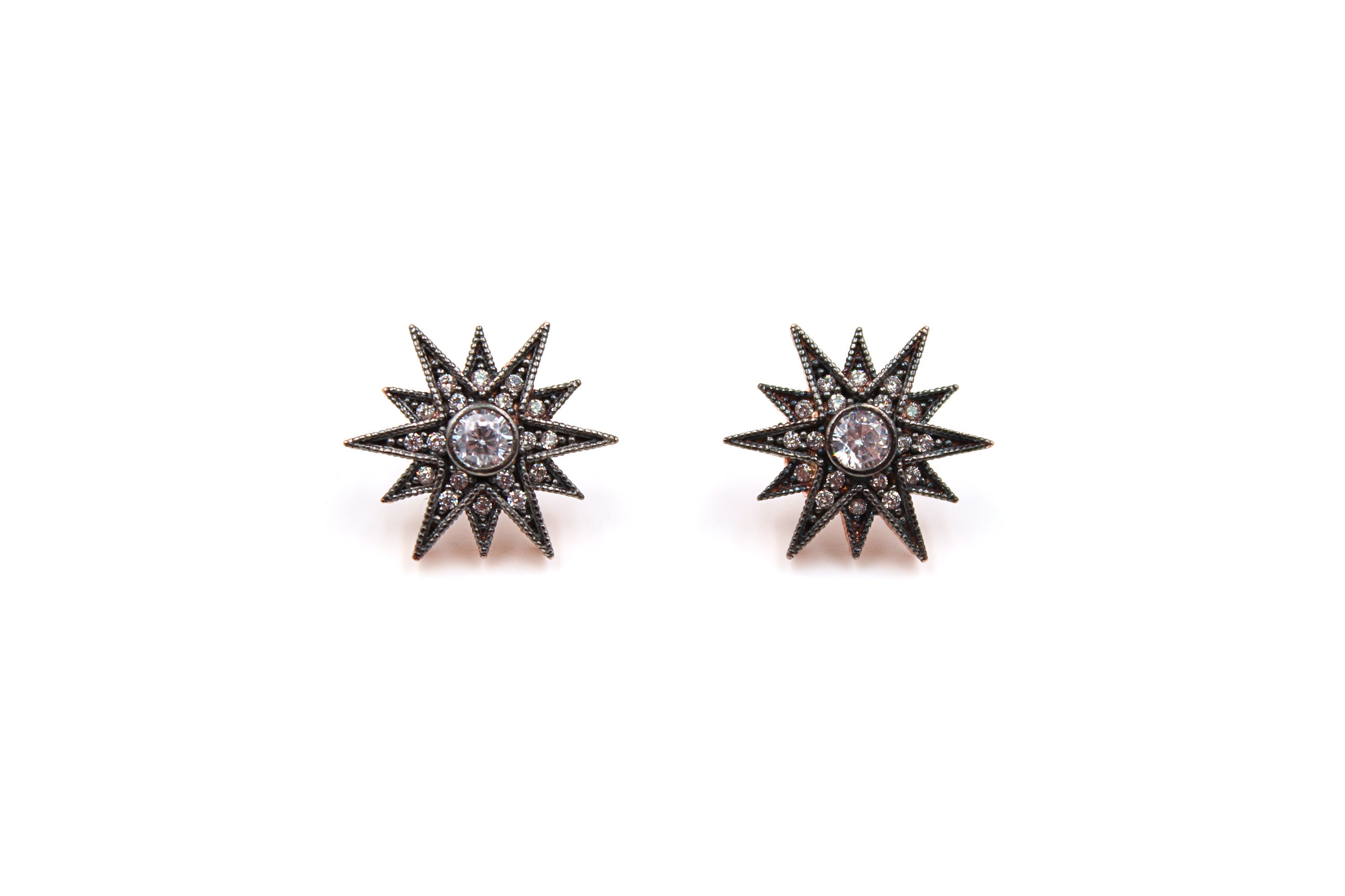 Diamond star earrings | Zmay Jewelry