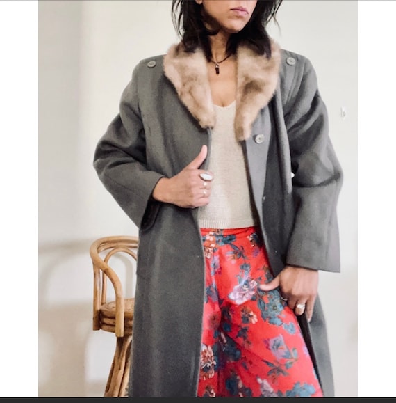 Fabulous Gray Wool Coat