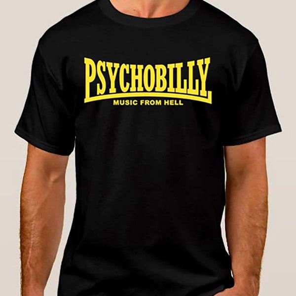 SHOCKSTAR "PSYCHOBILLY Music From Hell" T-Shirt Neu! Alle Größen!!!