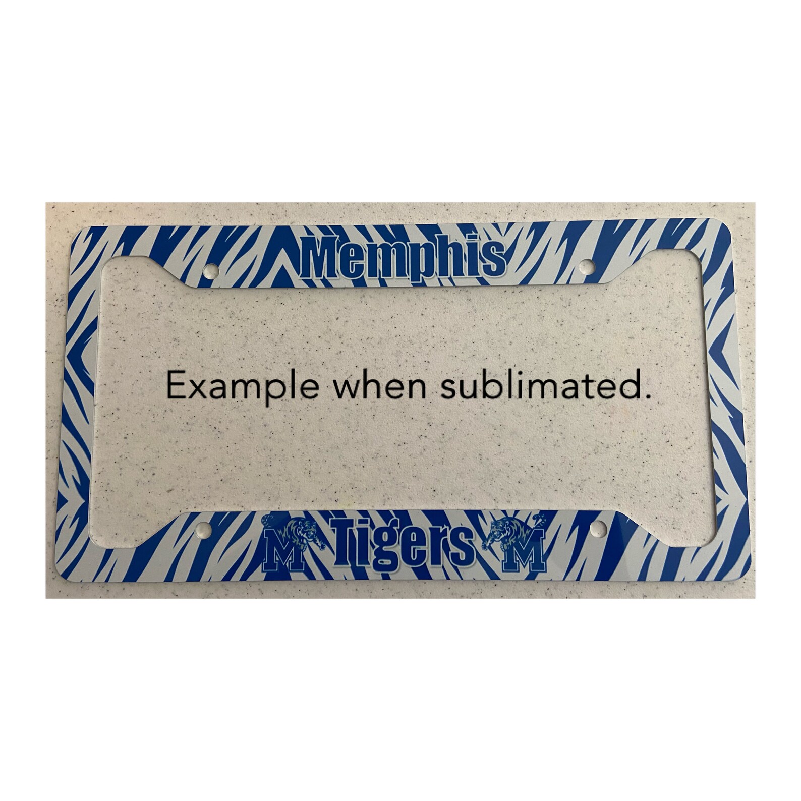 License Plate Frame Sublimation Blank 4 Ct Etsy