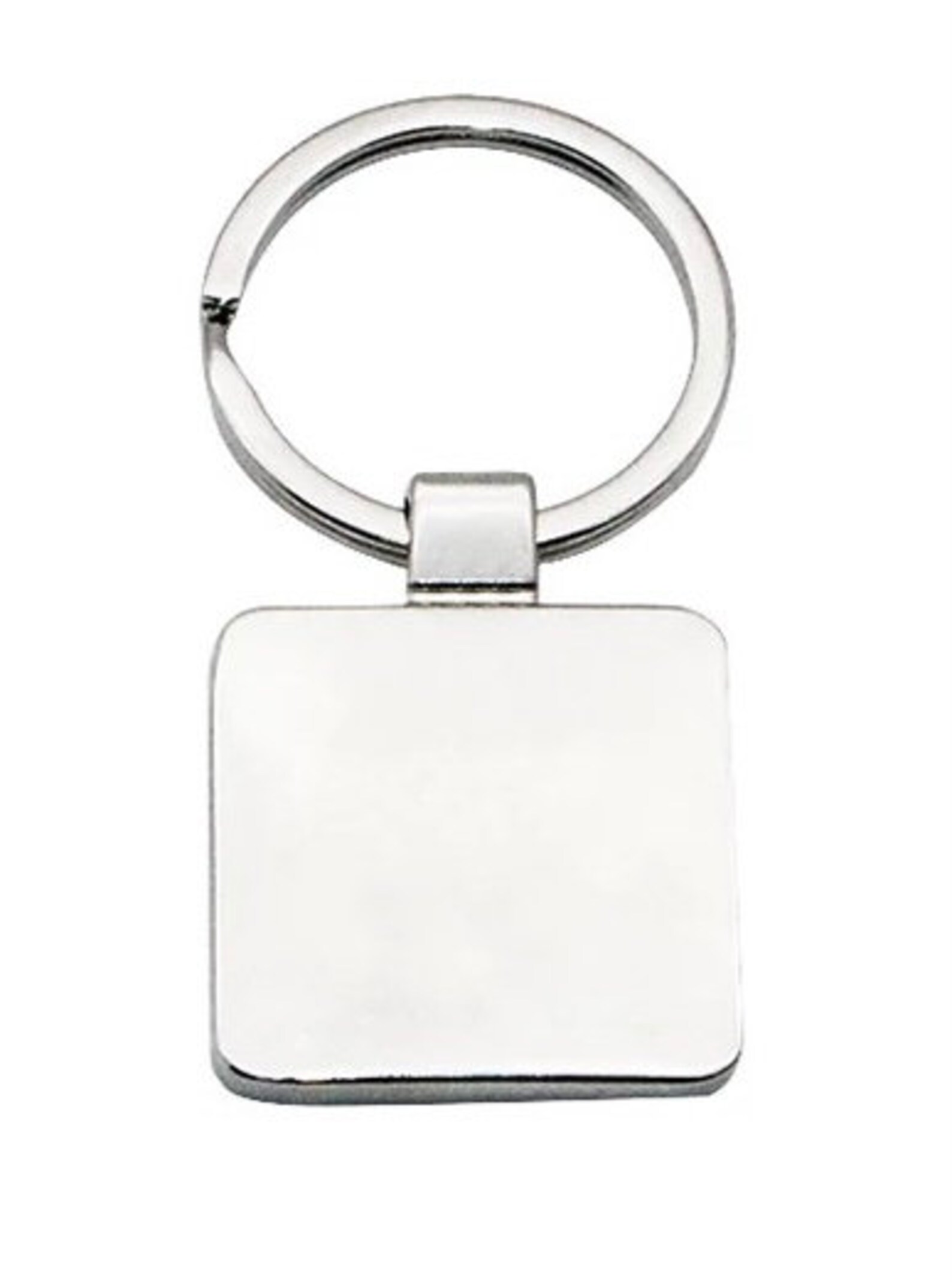 Set of 5 Square Metal Keychains Sublimation Blanks Etsy