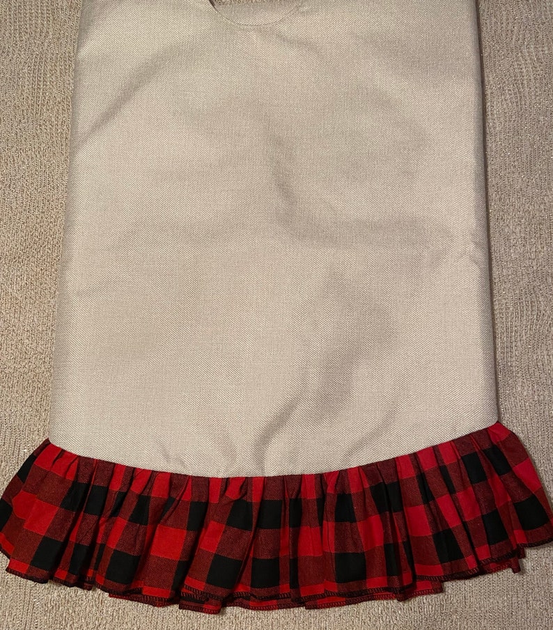 Buffalo Plaid Christmas Tree Skirt 