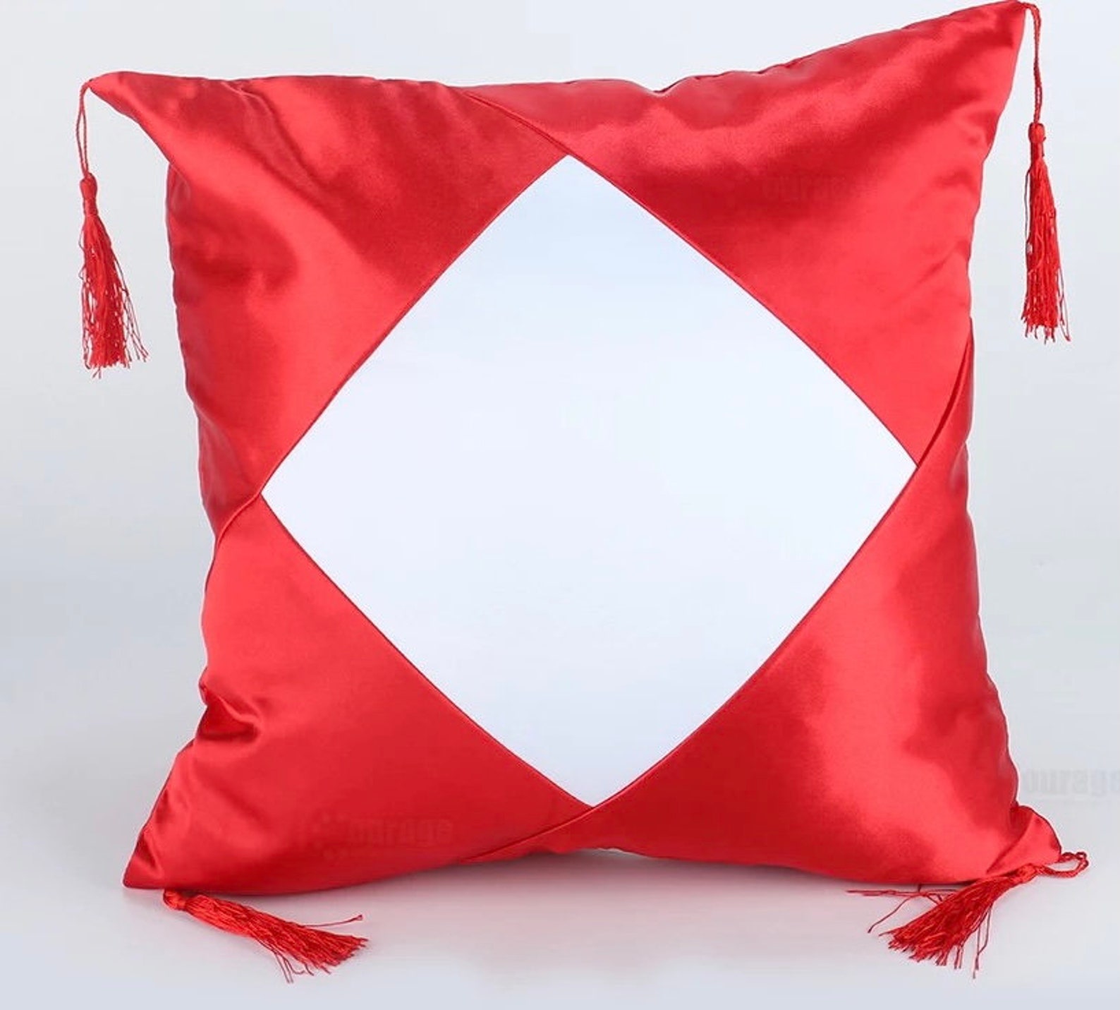 Red Pillow Case Sublimation Blank Etsy