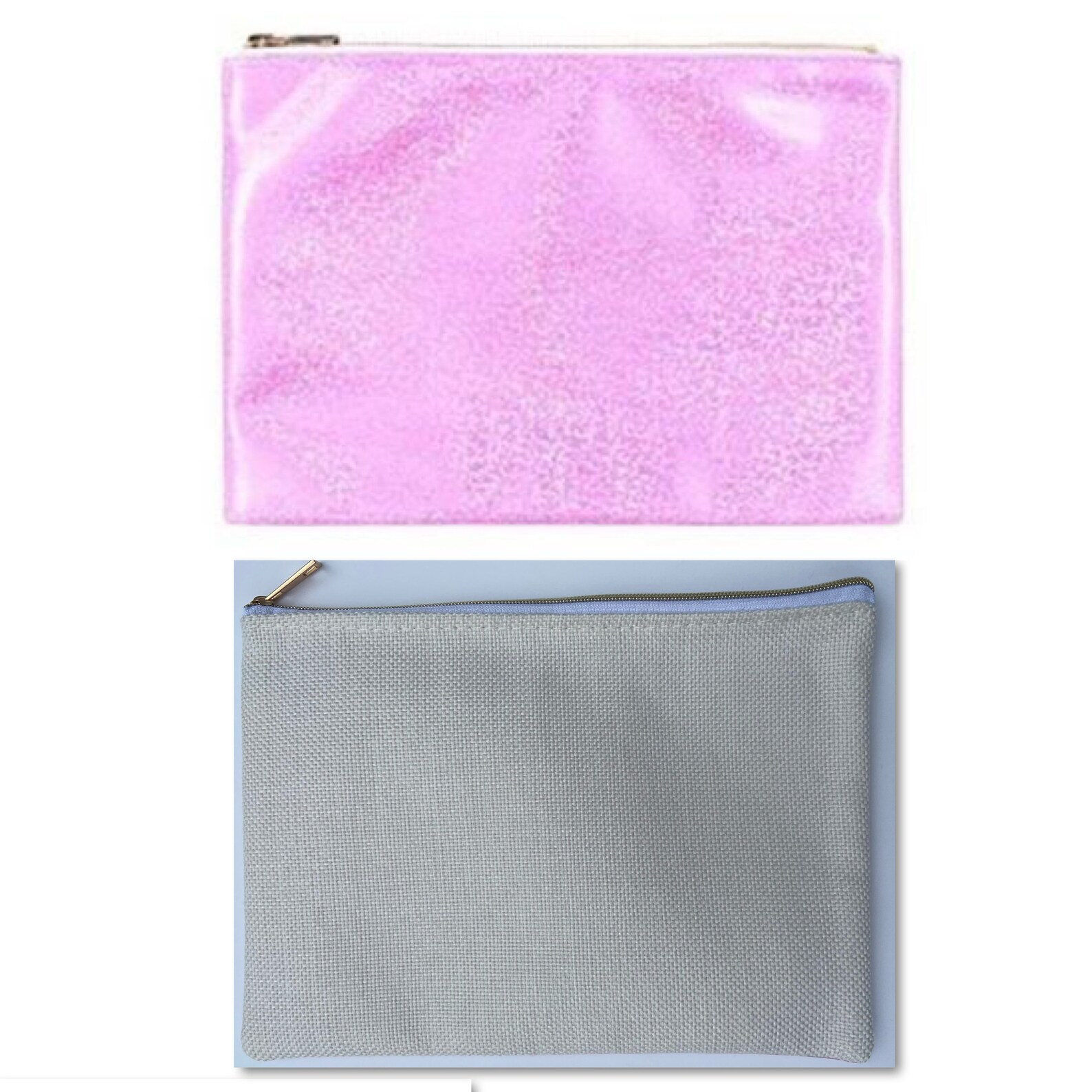 Makeup Glitter Shiny Cosmetic Bags Sublimation Blanks Etsy