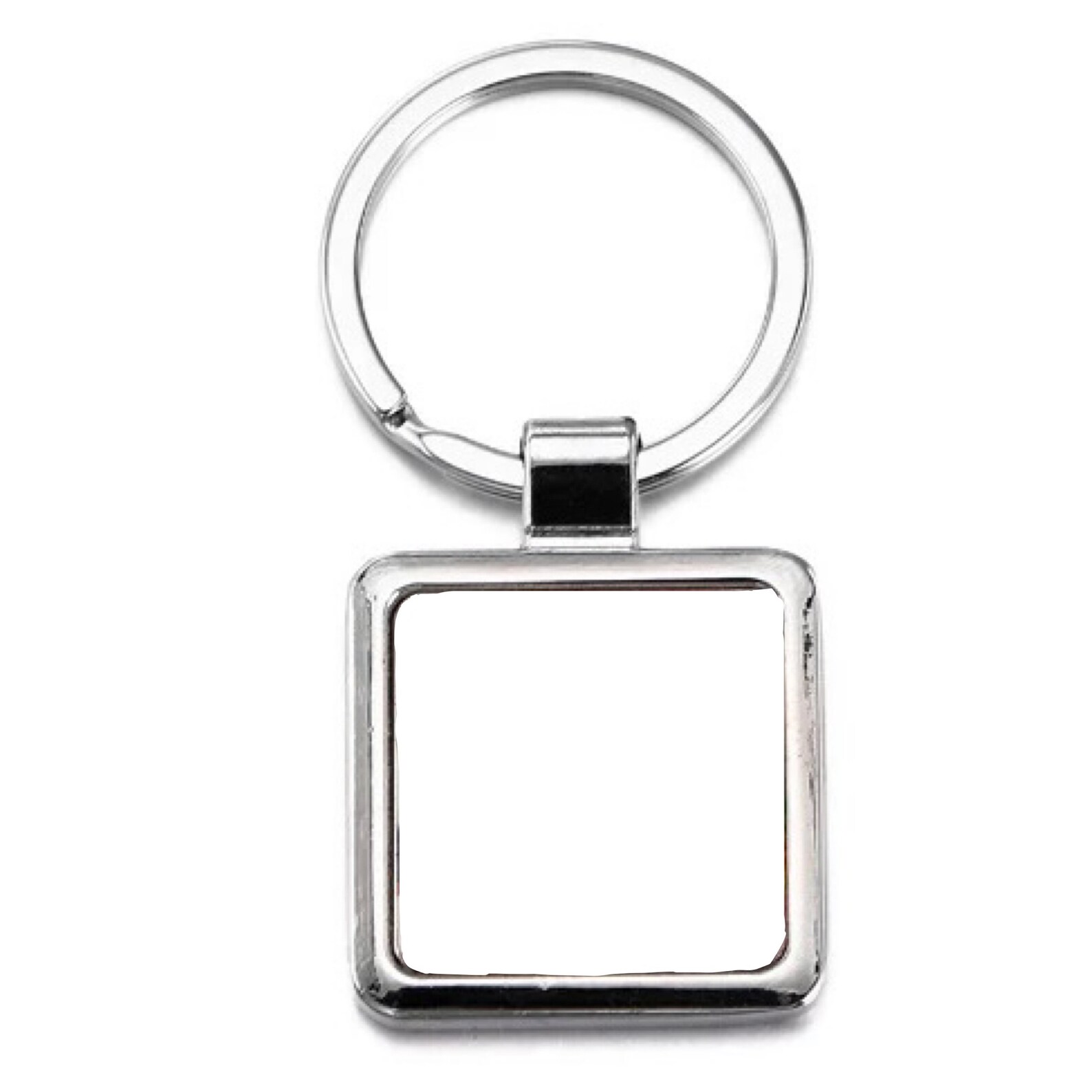 Set of 5 Square Metal Keychains Sublimation Blanks Etsy