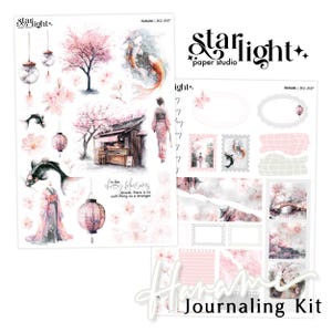 Hanami Journaling Kit | Journaling Stickers, Sticker Kit, Bujo Stickers, Planner Stickers