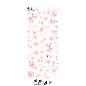 Hanami Floral Deco | Floral Stickers, Deco Stickers, Planner Stickers, Journaling Stickers