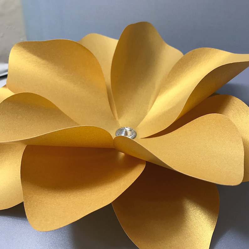 DIY Paper Flower Paper flower wall Small Paper Flower hard copy Template Ava Paper flower backdrop Easy paper flower
