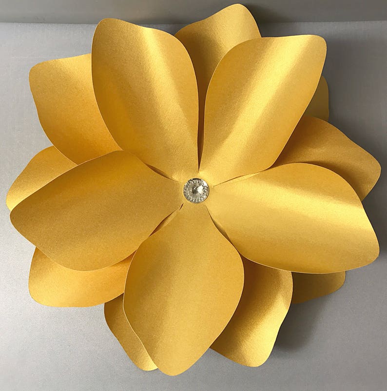 DIY Paper Flower Paper flower wall Small Paper Flower hard copy Template Ava Paper flower backdrop Easy paper flower