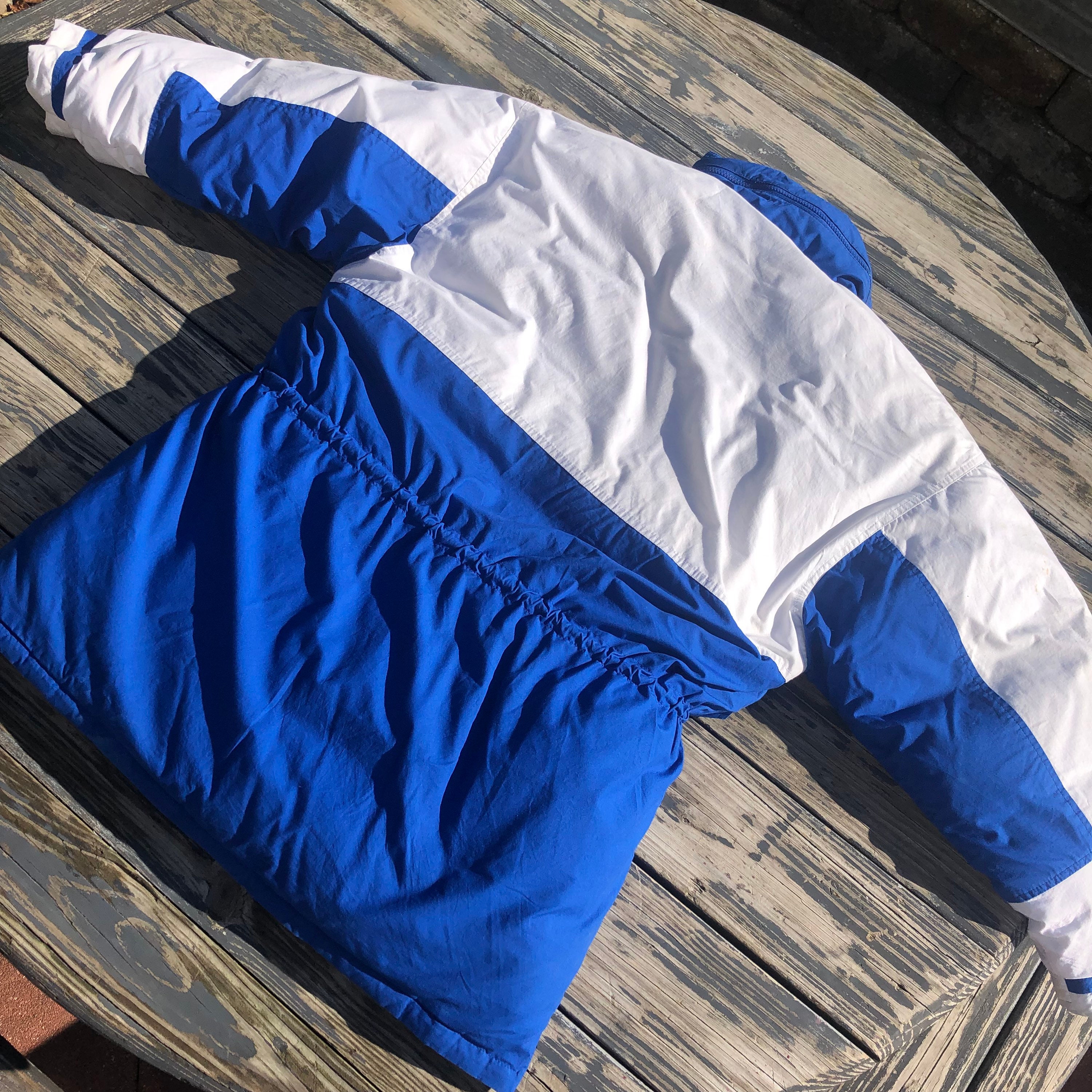 Vintage 90s G Men Goose Down Puffer Jacket Coat Colorblock Vintage 90s G Men Goose Down Puffer Jacket Coat Colorblock