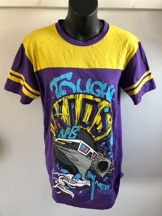 Vintage 80s 90s Graphic T Shirt New Boyz Jersey Hip Hop Punk