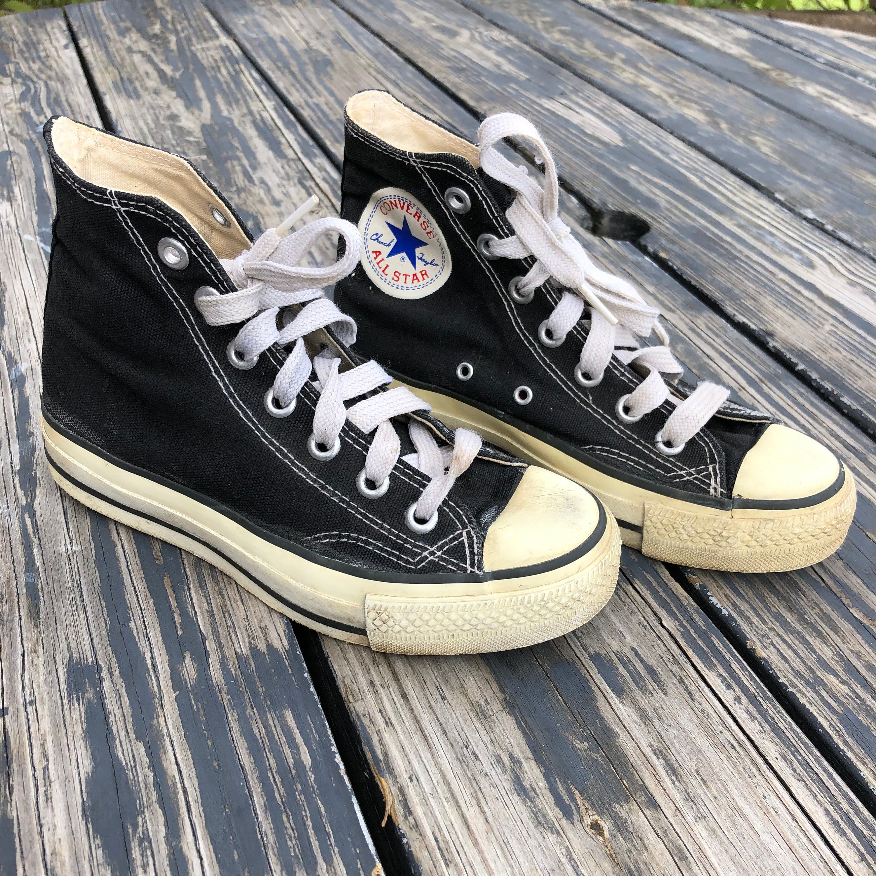 Vintage 80s RARE Made in Korea Converse Chuck Taylor All Vintage 80s RARE Made in Korea Converse Chuck Taylor All