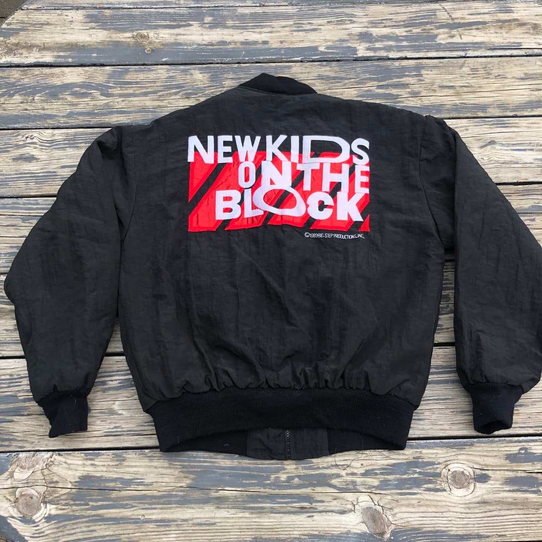 Vintage 1989 1990 NKOTB New Kids on the Block Jacket Hangin
