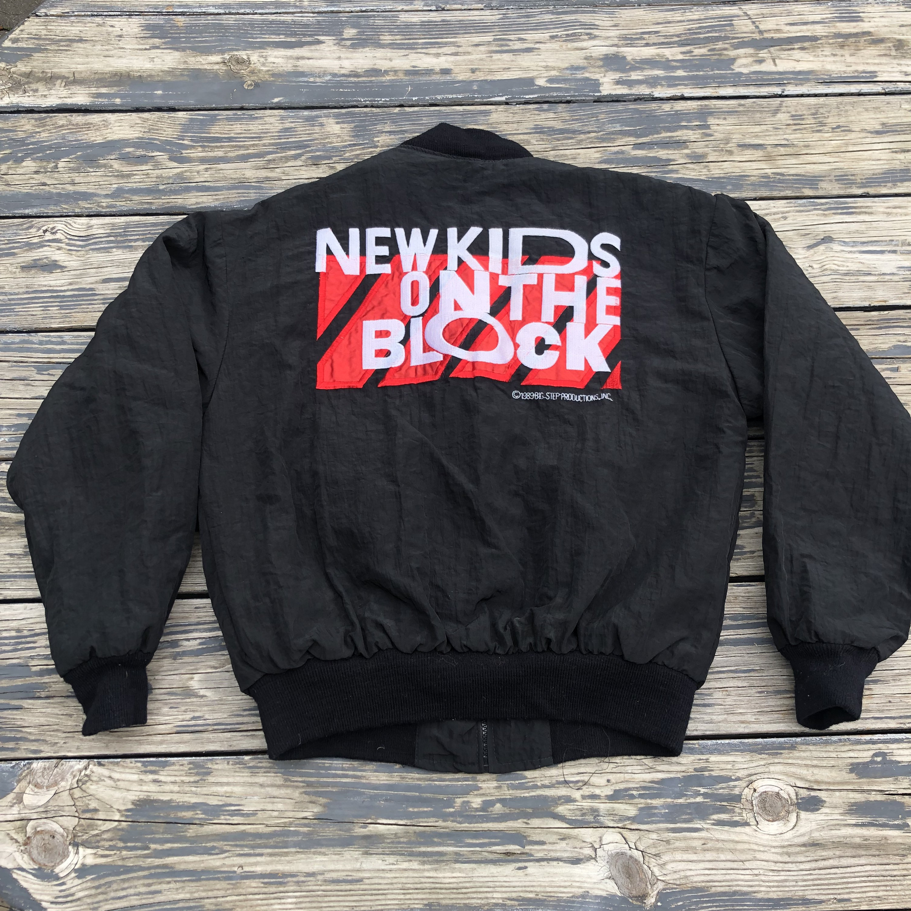 Vintage 1989 1990 NKOTB New Kids on the Block Jacket Hangin Vintage 1989 1990 NKOTB New Kids on the Block Jacket Hangin