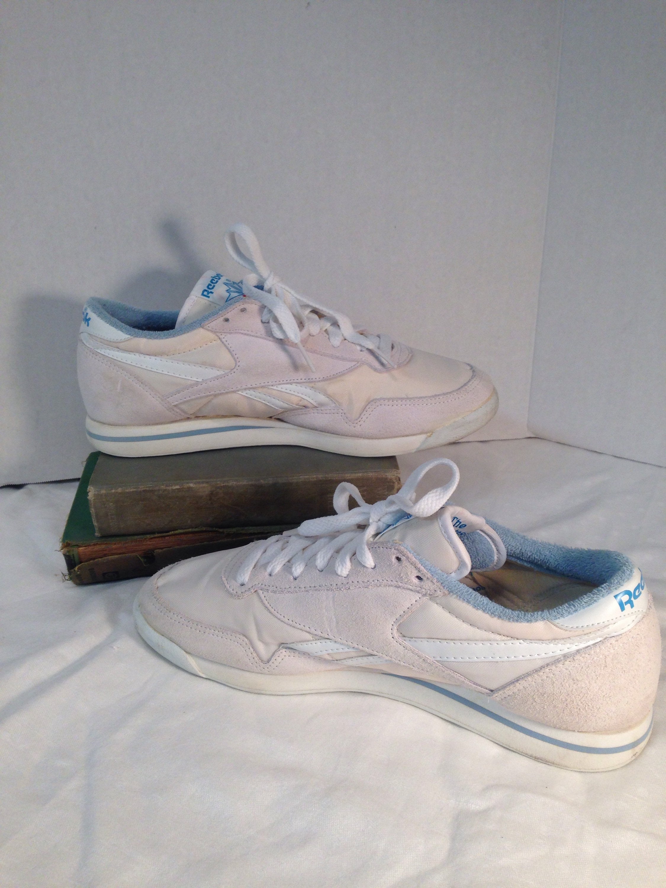 Vintage 1983 Reebok Energizer Classic Nylon and Suede Aerobic Sneakers 80s Reeboks
