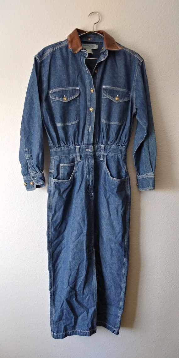 Vintage 1980s Bloomingdale's Denim Button Down Dr