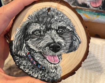 hand painted pet ornaments