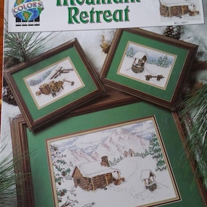 True Colors Kreuzstich - Designed by Gary Hanner - #BCL-10071 - Mountain Retreat Kreuzstichvorlage