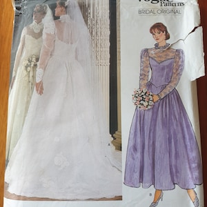 Vogue - Bridal Original - #1248 - Misses&#39; Bridal Gown and Petticoat - Size 14 - Uncut