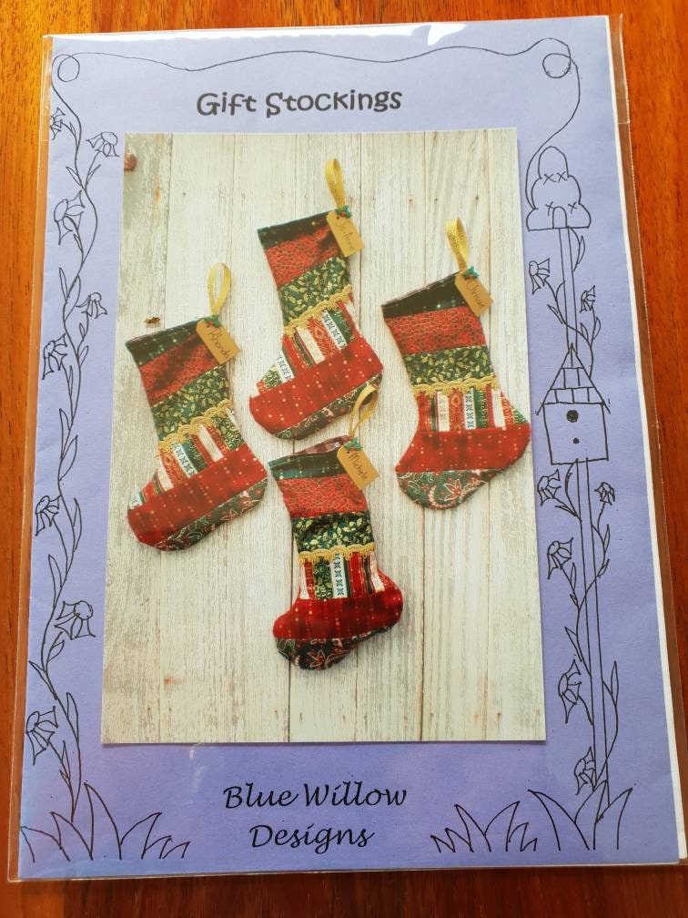 Blue Willow Designs Gift Stockings Pattern Only