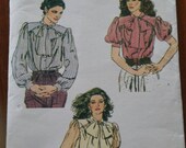 Vogue - 8042 - Misses 39 Blouse - Size 10 - Cut but Complete