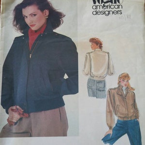 Vogue - American Designer - Calvin Klein - #2758 - Misses' Jacket - Size 12 - Uncut