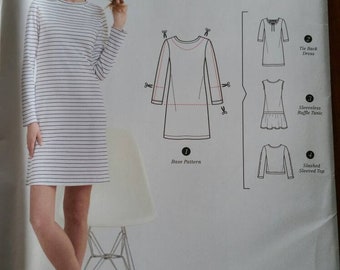 Simplicity - Pattern Hacking - #K8375 - Misses&#39; Knit Dress or Top - Size XXS to XXL - Uncut
