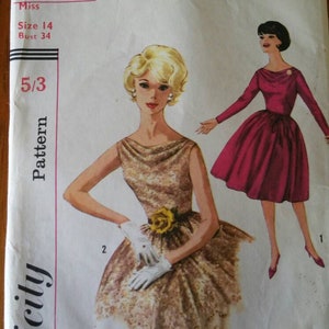 Simplicity - #4168 - Misses&#39; Dress - Size 14 - Uncut