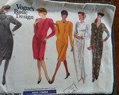 Vogue - Basic Design - 2361 - Misses 39 Dress - Size 8, 10, 12 - Partially Cut but Complete