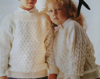 Patons - #837 - Kinderbuch - 8fädiges Strickbuch - Größe 2, 4, 6, 8