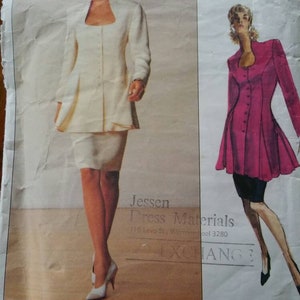 Vogue - Paris Original - Chloé - #2248 - Misses' Tunic and Skirt - Size 12, 14, 16 - Cut but Complete