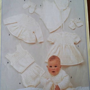 Patons - #700 - Layette&#39;s You&#39;ll Love - 4 Ply Baby Knitting and Crochet - Size 000 and 00