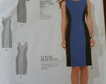 Simplicity - Amazing Fit Collection - #1586 - Misses&#39; Dress - Size 10, 12, 14, 16, 18 - Uncut