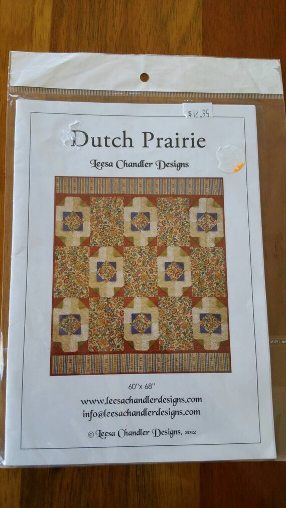 Leesa Chandler Designs Dutch Prairie Quilt Pattern Etsy