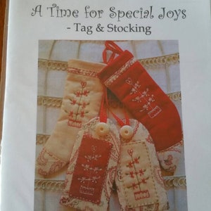 Marg Low Designs - A Time for Special Joys - Christmas Tag and Stocking Pattern