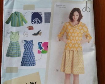 Simplicity - Liesl and Co - Lisette - #2209 - Misses&#39; Dress and Jacket - Size 6, 8, 10, 12, 14 - Uncut