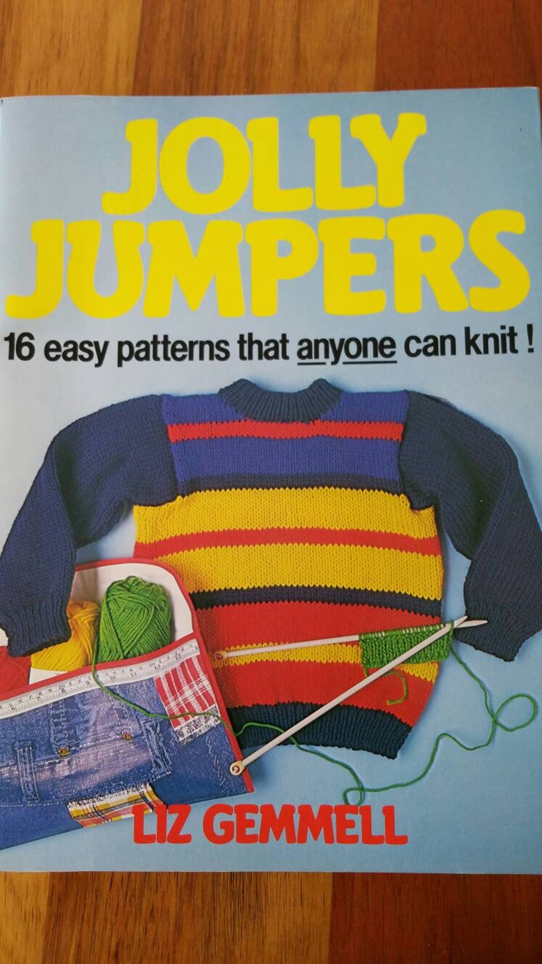 Liz Gemmell Jolly Jumpers Easy Patterns That Anyone Can Etsy