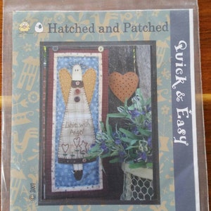 Hatched and Patched - #F0014 - Quick and Easy - Little Wish Angel Stitchery