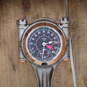 Horloge à piston Jaguar de type E - Horloge de bureau XKE Lover unique, décoration automobile